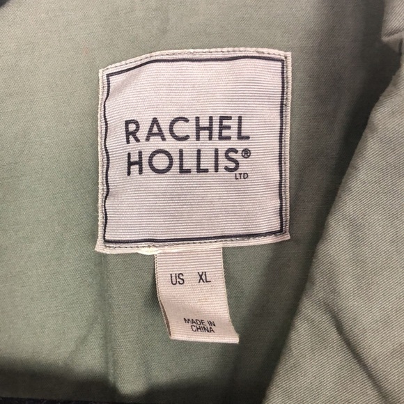 Rachel Hollis sleeveless green vest jacket size XL - Picture 7 of 8